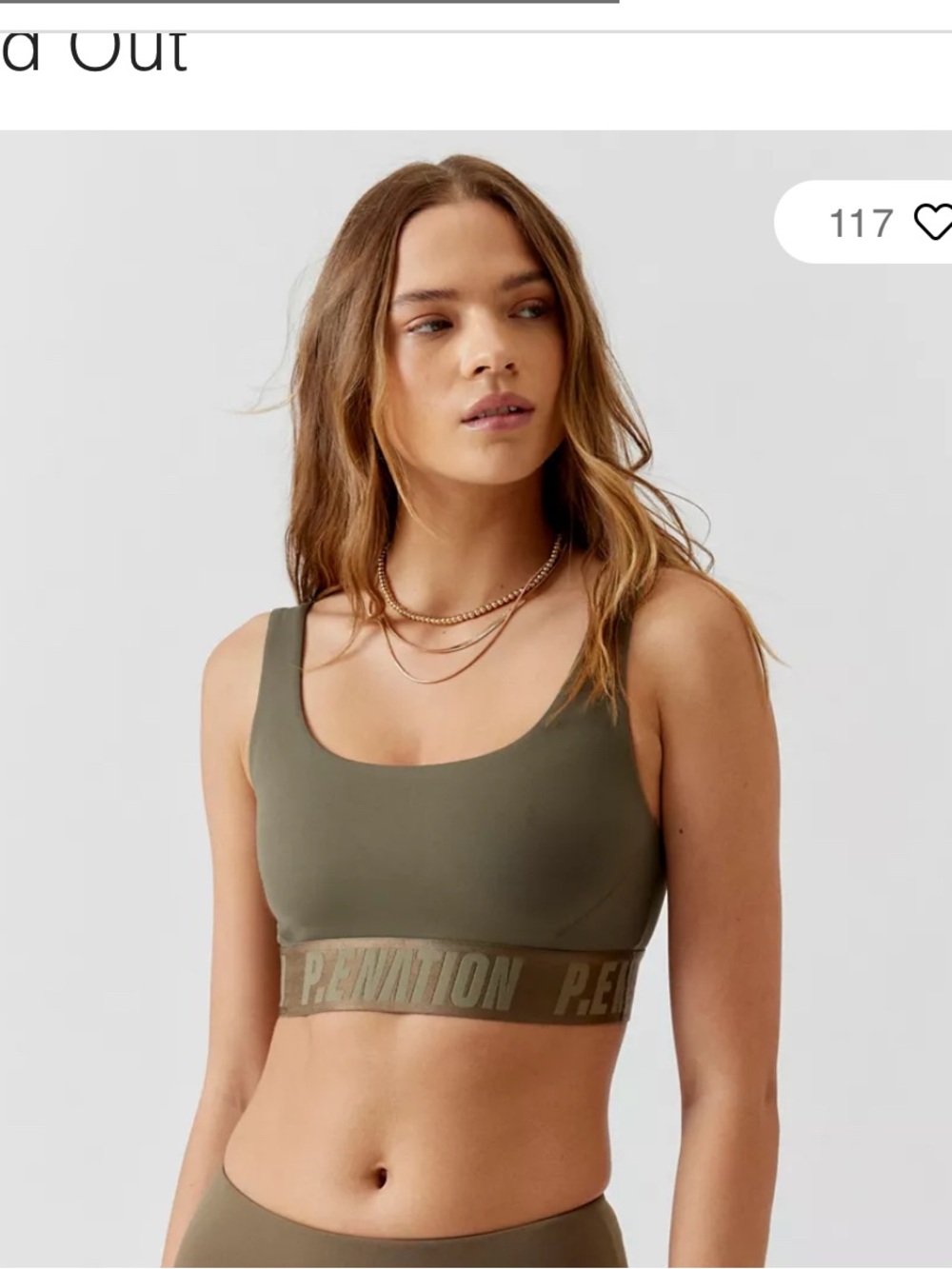 P.E nation sports bra